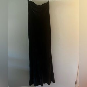 Black Velvet Gown
